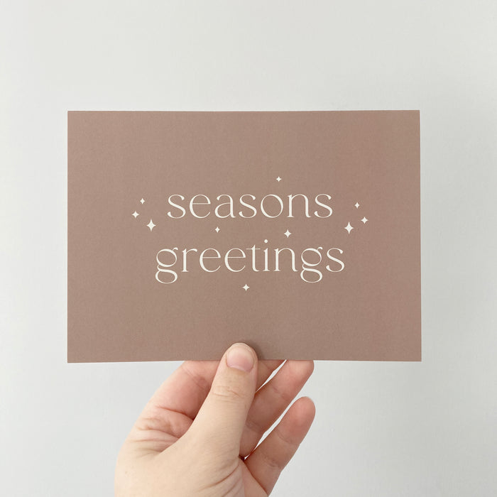 6 Modern Tonal Christmas Cards Pack