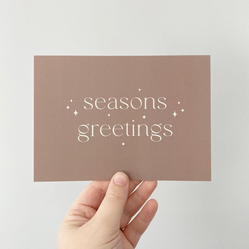 6 Modern Tonal Christmas Cards Pack