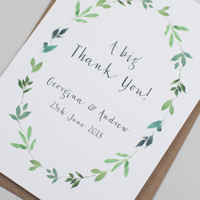 Botanical Garden Thank You Cards