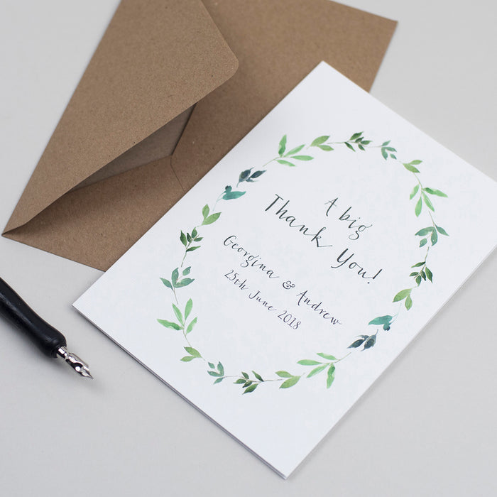 Botanical Garden Thank You Cards