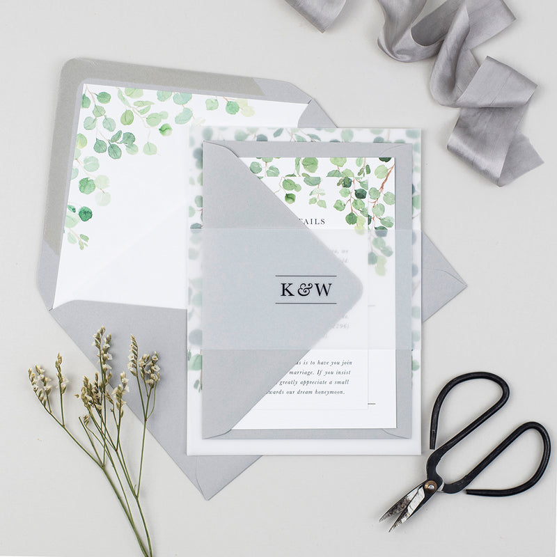 Eucalyptus Wedding Invitation Suite