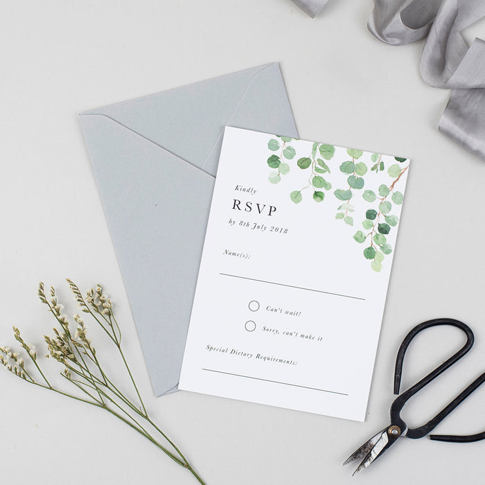 Eucalyptus Wedding Invitation Suite