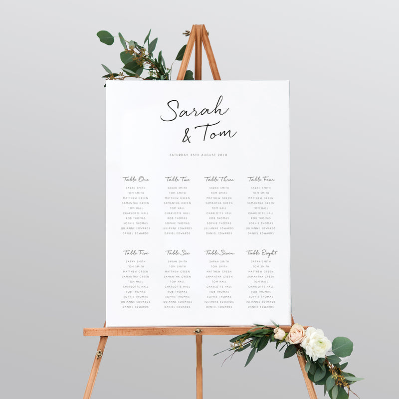 Minimalist Mounted Table Plan