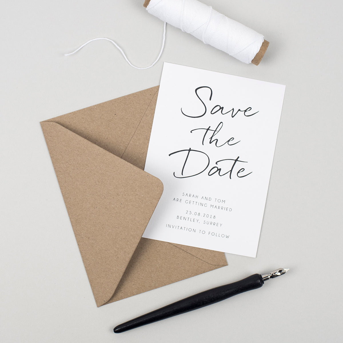 Minimalist Save the Date