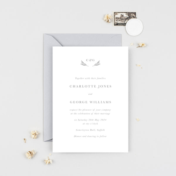 Pure Wedding Invitation Suite