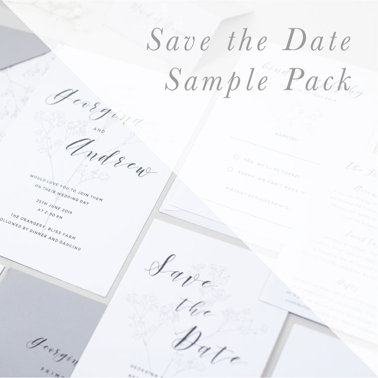 Sample Packs - Save the Dates