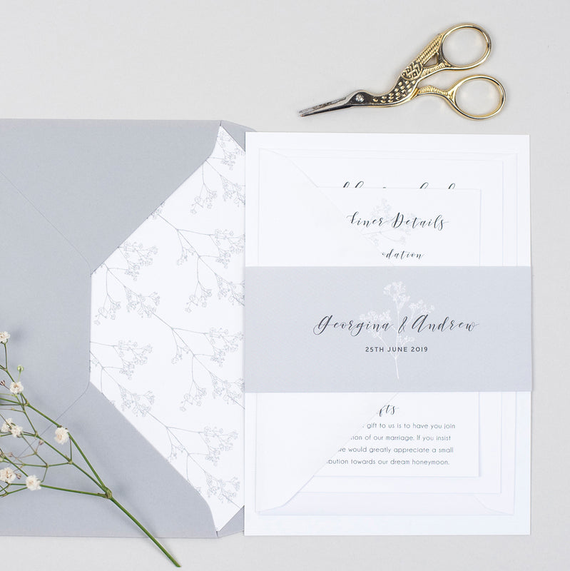 Spring Romance Wedding Invitation Suite