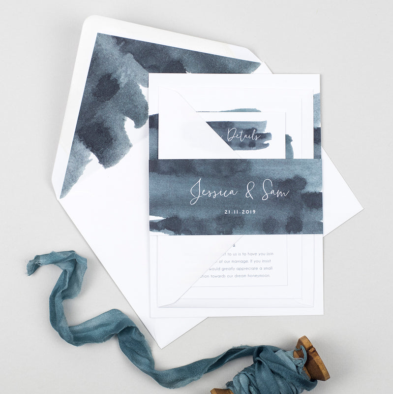 Waters Edge Wedding Invitation Suite