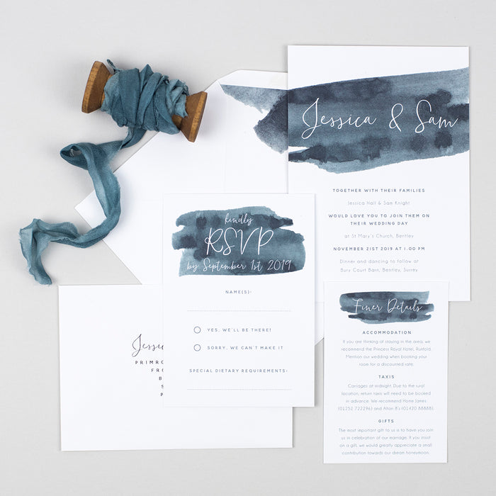 Waters Edge Wedding Invitation Suite