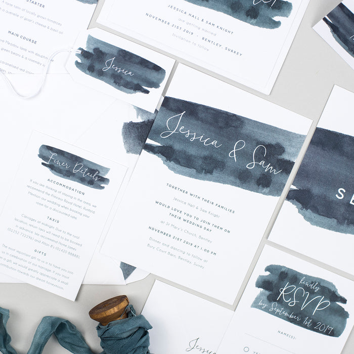 Waters Edge Wedding Invitation Suite