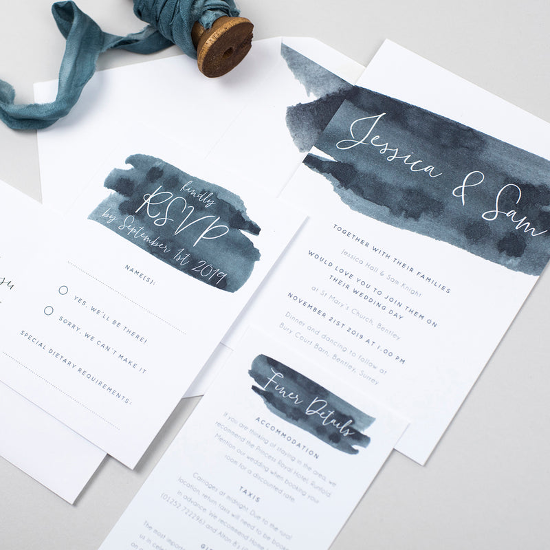 Waters Edge Wedding Invitation Suite