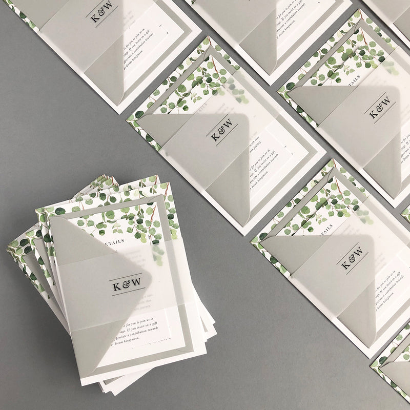 Eucalyptus Wedding Invitation Suite